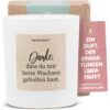 Dankeschön Geschenk Erzieherin - Duftkerze mit Spruch - Sojawachs