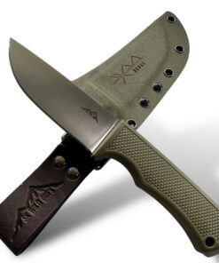 SK Wild Ones® Outdoor Messer Survival - Feststehende Klinge fürSurvival-Szenarien - Outdoor Messer mit Echtleder Kydex D