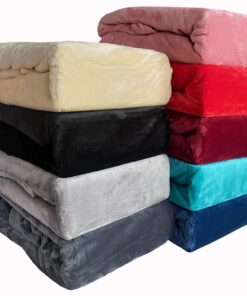 Nicki Winter Spannbettlaken Flauschig Warm Beige/Natur 180x200 cm