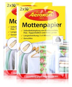 Aeroxon 40 Anti-Motten-Laketon für Kleidung - Effektive Protection gegen Motten mit großen Laken 18 x 13 x 4 cm
