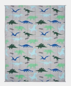 OHS Gewichtsdecke 3kg Dino - Schwere Decke für Erwachsene 100 x 150 cm - Haftungsausschluss: Nur für Kinder ab 3 Jahren