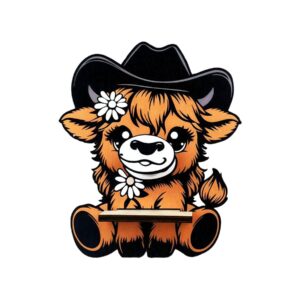 Brillenhalter Ständer - Highland Cow Geschenke für Frauen, Femals Brillenhalter Damen Herren