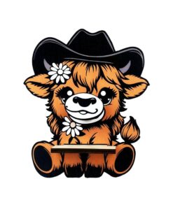 Brillenhalter Ständer - Highland Cow Geschenke für Frauen, Femals Brillenhalter Damen Herren