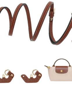 Schultergurt GIBOHOM Kompatibel mit Damen Taschen und Minibags (Braun, 0,9 cm Breite) | GIBOHOM Verstellbarer Schulterg