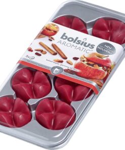 CREATIONS BAKED APPLE Duftwachs Blätter 8 Stück für Heimliche Entspannung im Wohnzimmer
