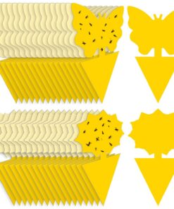 Trauermückenbekämpfung 72 x Gelbsticker, Insektenfalle Fruchtfliege Zimmerpflanzen Schädlingsbekämpfung (72 Stück) Thr