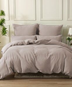 Soulful Doppelte Muslin Bettwäsche Champagner Rosa 135x200