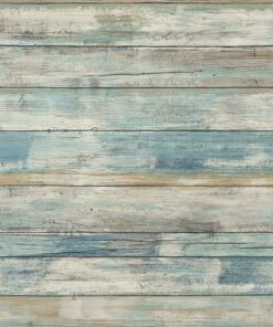 Hode Klebefolie Holzoptik Wasserdicht Selbstklebende Folie Blaugrün 30x300cm für Möbel DIY Global Recycled Standard