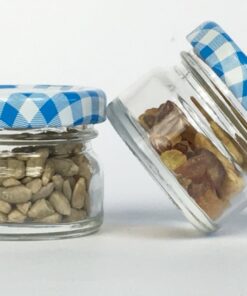 hocz 20er Set Sturzgläser Mini Gläser 30ml | Honig Marmeladengläser Imker Einmachgläser