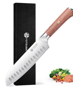 YOTSUBA Profi Santoku Messer 17cm Deutschem High Carbon Edelstahl für Chef und Koch.stationäre Küchenbedarf - Einerlei o