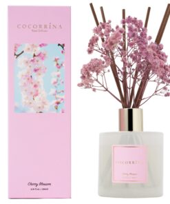 Cocorrína Raumduft Reed Diffuser Kirschblüte 200ml - Langanhaltend und Natürlich für Ihr Zuhause | Cocorrína Raumduft R