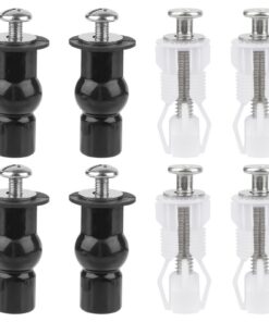 Hopton 8 Stück WC Sitz Befestigung + Universal WC Sitz Ersatzteile + Gummi WC Befestigungsset | Für Alle Typen von Toile