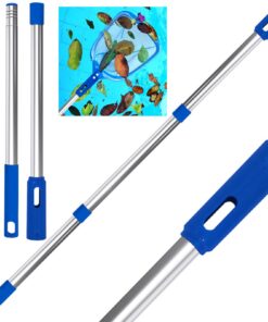 Pool Teleskopstange Rostfrei für Kleine Pools & Whirlpools 80-117cm, praktische Poolzubehör Kompakt & Robust,/mobile Aus