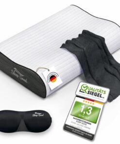 Sleep Good Nackenstützkissen - Orthopädisches Kissen gegen Nackenschmerzen - Memory Foam Kissen Höhenverstellbar