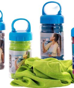 Muxel Kühltuch 4 x Eistuch - Erfrischt Sie immer, wenn es heiß zugeht - Attraktiv für Outdoor-Enthusiasten - Grossformat