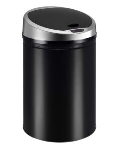 Ribelli Edelstahl Abfalleimer - Sensor technisch - Auto-Öffnen und Schließen - Schwarz (50 Liter) Ribelli Edelstahl Ab