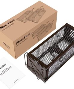 RatzFatz® Lebendfalle Premium für Garten & Haus,.xxL Siebenschläfer Sensibilität einstellbar, Wiederverwendbar Modell Qu