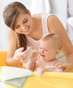 Muxel Das etwas andere Kosmetik-Tuch - Reinigungstuch für Babys - 100% Bambus, 5 Pflegetücher, Baby Reinigung, hypoaller
