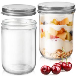 2Pack Mason Gläser 500ml x 2 für Marmelade, Honig & Gelee - Hochzeitshochzeitsgeschenke & Speisezubereitung - Luftdichte