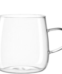 LEONARDO HOME Großere Tete Tassen - DICKWANDIG aus Borosilikatglas - Für Teebecherfans - MICROWAVE-FREUNDLICH - 570 ml I
