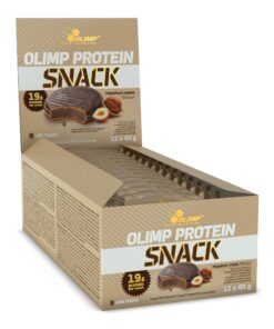 Olimp Protein Snack Hazelnut Cream 12 x 60g Low Carb Energyriegel für Sportler und Low Carb Dieter