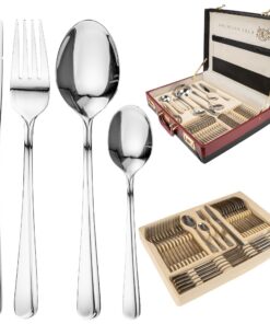 Bestek Set 12 Personen Spülmaschinenfest Rostfrei - Edelstahl Cutlery Set | KARL HAUSMANN Besteck Set 12 Personen - Ros