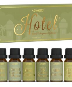 SALUBRITO Hotel Ätherische Öle Set - Luxus Düfte für Diffuser & Kerzen herstellen - Geschenk für Frauen & Männer - Inspi