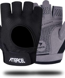 ATESCEL Fitness Handschuhe für Radfahren, Training und Fitness - Atmungsaktiv für Herren und Damen - Medium Große