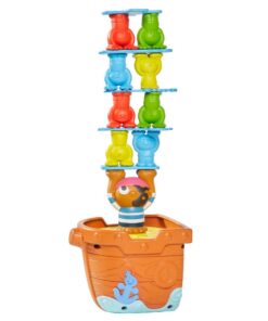 TOMY Kinderspiel Stapel Pirat - Hochwertiges Aktionsspiel für die Familie | Förderung der Motorik | für Jung und Alt | S