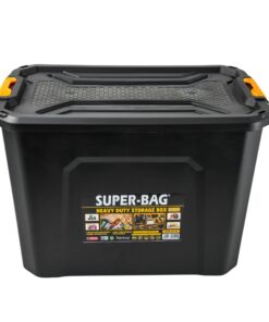 Stapelbare Kunststoffbox mit Klickverschluss 60L – Aufbewahrungsentwicklung für Werkstatt, Garage & Haushalt – extra sta