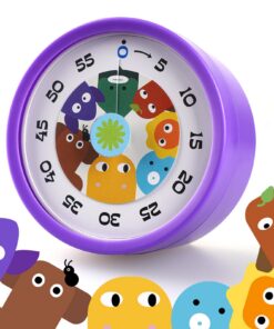 Visueller Timer für Kinder 60-Minuten Countdown Timer Kinder Kurzzeitmesser leisem Betrieb