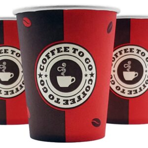 EXOPACK Coffee to go Becher 0,2l 200ml | Spitzenqualität | Biologisch abbaubar