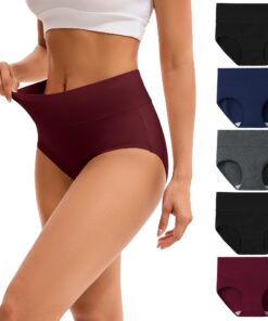Hohe-Taille-Baumwoll-Innerhorten-Für-Frauen-5er-Pack | Weiche-Baumwoll-Slips-Für-Frauen-5er-Pack | Stretch-Innerhorten-