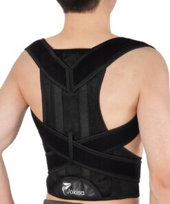 Jokisa Rücken Geradehalter - Haltungskorrektur für Damen und Herren, Verstellbarer Posture Corrector zur Linderung von R