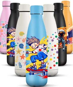 HoneyHolly 18/8 Edelstahl Thermosflasche 500ml BPA-frei Sport und Camping