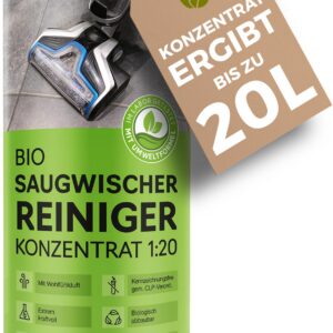 BIOLAB Bio Reinigungskonzentrat für Saugwischer (1000 ml) -Ideal für Bissell, Tineco, Vorwerk Und Kärcher - Eco-Friendly