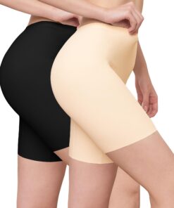 Innerys Radlerhose Damen nahtlos Anti-Scheuern Baumwollprozentige Packung | Innerys Damen Nahtlose Radlerhose Anti-Sche