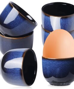 Porzellan Eierbecher Set (6) Spülmaschinengeeignet Frühstückstisch