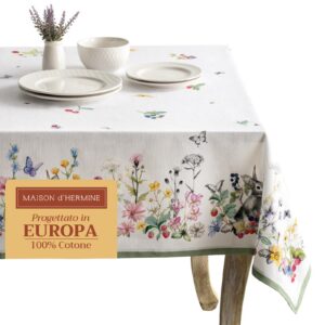 Maison d'Hermine Baumwolldecke OEKO-TEX FRÜHLING SOMMER FÜR ZHALENऒ