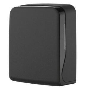 **Hygenie-Handtuchpapierspender Interfold Schwarz Matt - V-Falz Papierhandtücher 600 Blatt** | **HyPAFOL Schwarzer Hygi