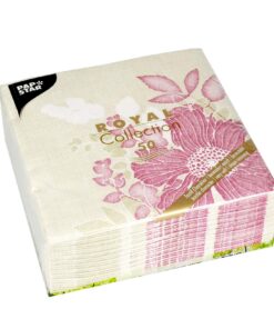 PapstarROYAL Collection 50 fuchsia Servietten 1/4-Falz 40x40 cm #85015 für Hausgebrauch PapstarROYAL Collection 50 fuc