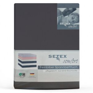 Setex - Feinbiber Bettlaken mit Gummizug kuschelig weich - Bettwäsche für die ganze Familie - zu Hause oder in der/rawle