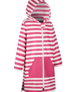 DiaryLook Kinder Badeponcho mit Reißverschluss – Schnelltrocknend für Jungen & Mädchen am Schwimmbad & Strand