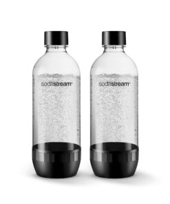 SodaStream DuoPack Tritan 1L Ersatzflaschen für Sodastream Wassersprudler mit Kunststoff-Flaschen mit Schraubgewinde, 2x