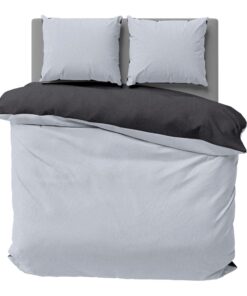 ONE-HOME Winter Bettwäsche Doubleface Uni Wende kuschelig flauschig warm weich Fleece für Familie und Kinder auf der Suc