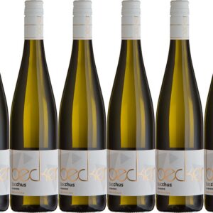 Becker Bacchus 2024 Feinherb Wein (6 x 0.75 l) для geschmacksschwerpunktigen Verbraucher im Esszimmer mit aromatischen N