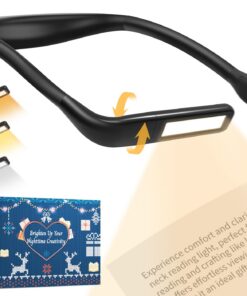 Leselampe Hals LED Buchlampe 3 Farben Bett Geschenke für Männer Weihnachten Handarbeitslampe