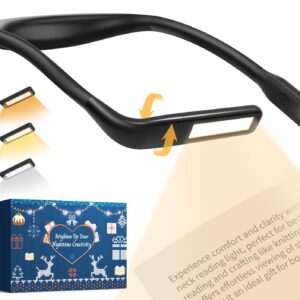 Leselampe Hals LED Buchlampe 3 Farben Bett Geschenke für Männer Weihnachten Handarbeitslampe