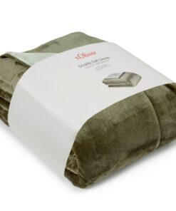 s.Oliver Doublesoft Kuscheldecke 150x200 - super kuschelig & warm, ideal für_family_ &_relaxation,_ perfekte_winterschut