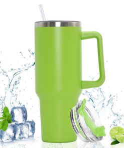 Doppelwandiger Edelstahl Vakuum Isolierbecher 40oz 1200ml Für Kalte Und Heiße Getränke Tragbar Für Auto Und Reise Thermo
